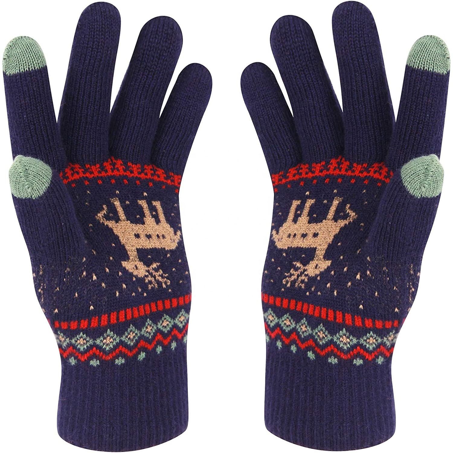 Adult Female Gloves w/ 2 Finger Touch 3