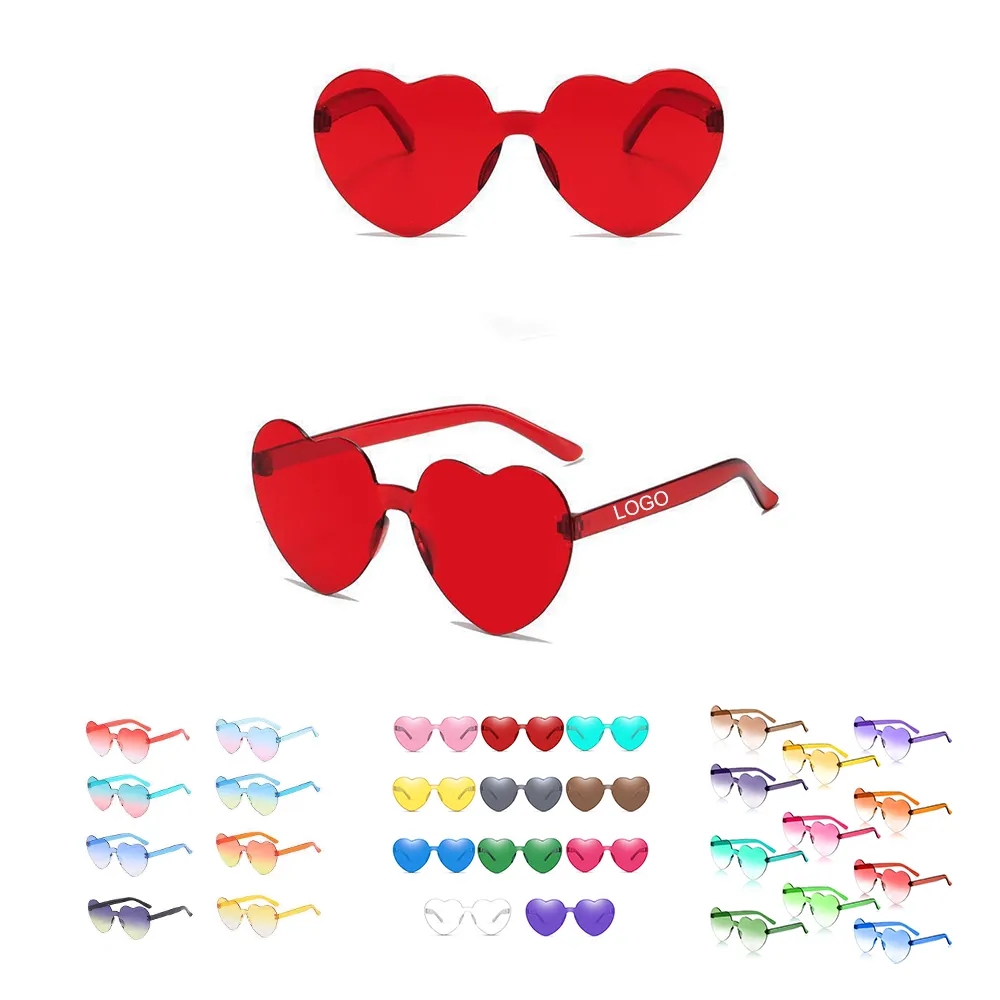 Candy Colors Heart Sun Glasses 5