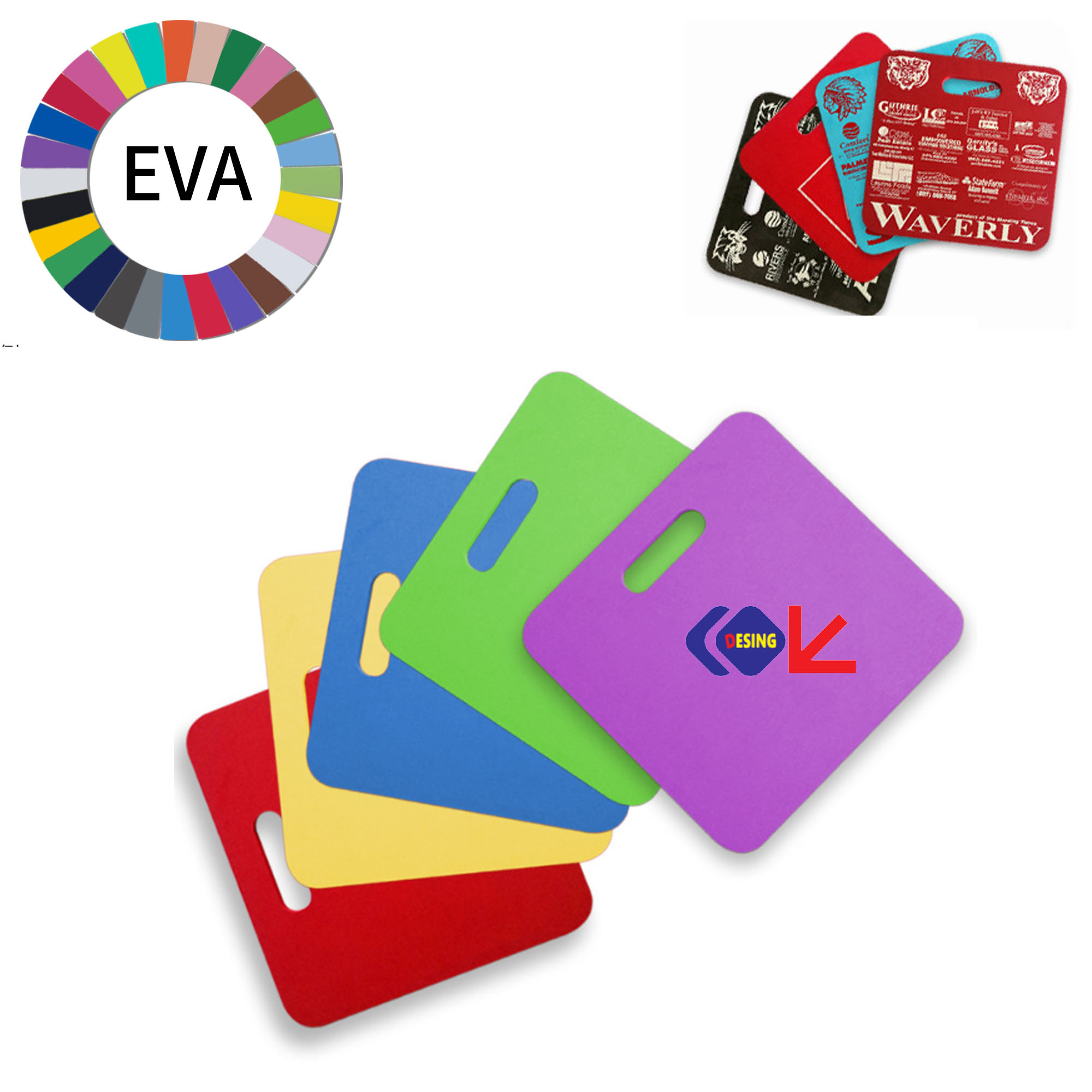 Portable Sports EVA Stadium Seat Cushion With Your Brand 1