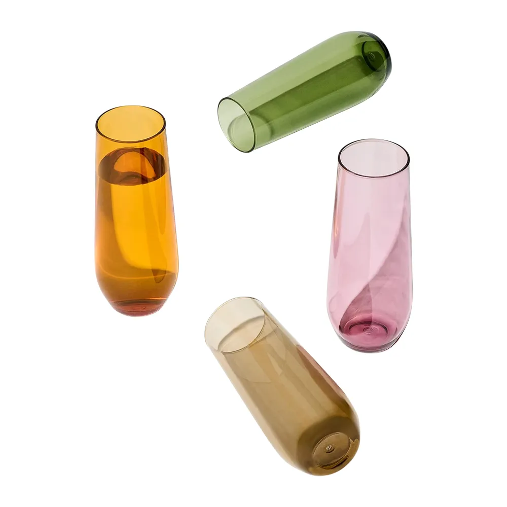 9oz. MS Plastic Stemless Champagne Flute 3