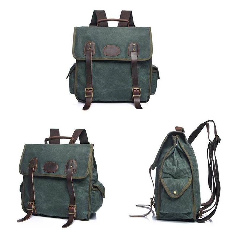 Vintage Canvas Rucksack 4