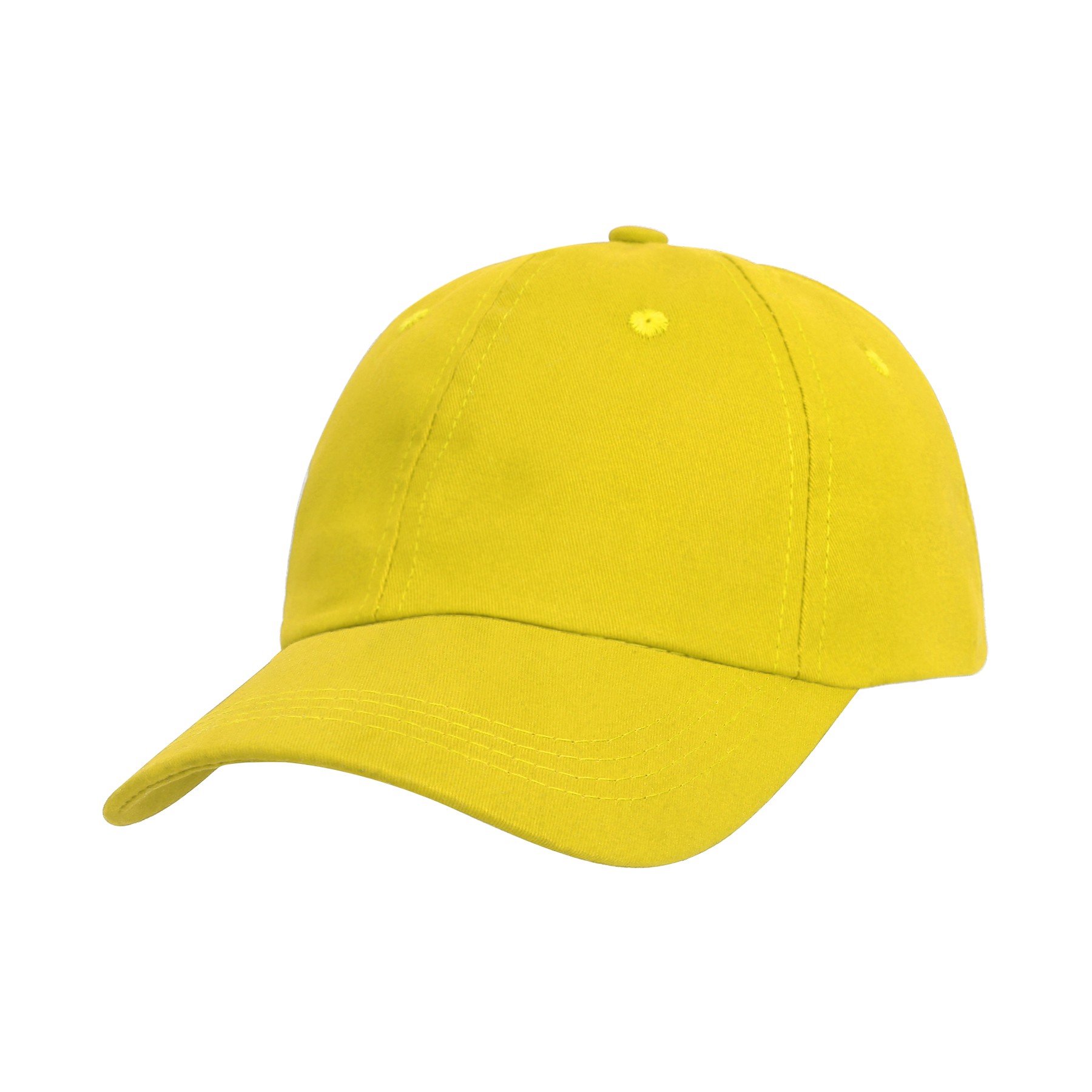 6 Panel Low Profile Unstructured Cotton Twill Baseball Cap 8