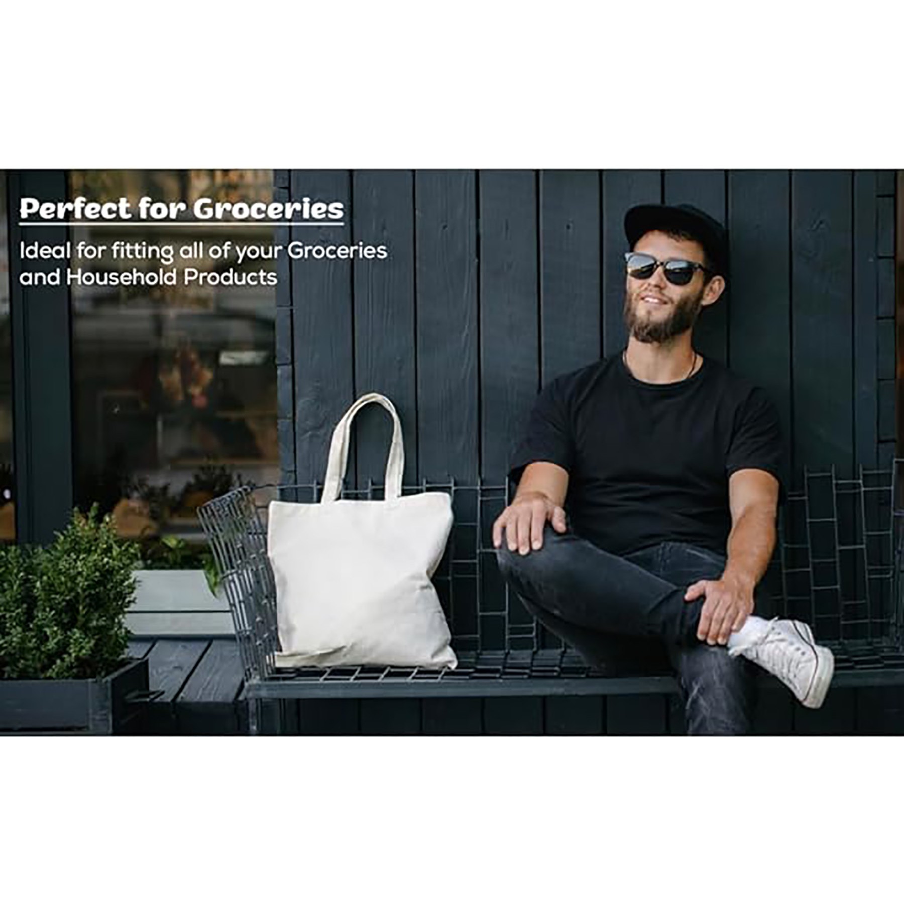 Super Strong Large Cotton Canvas Tote Bag 3