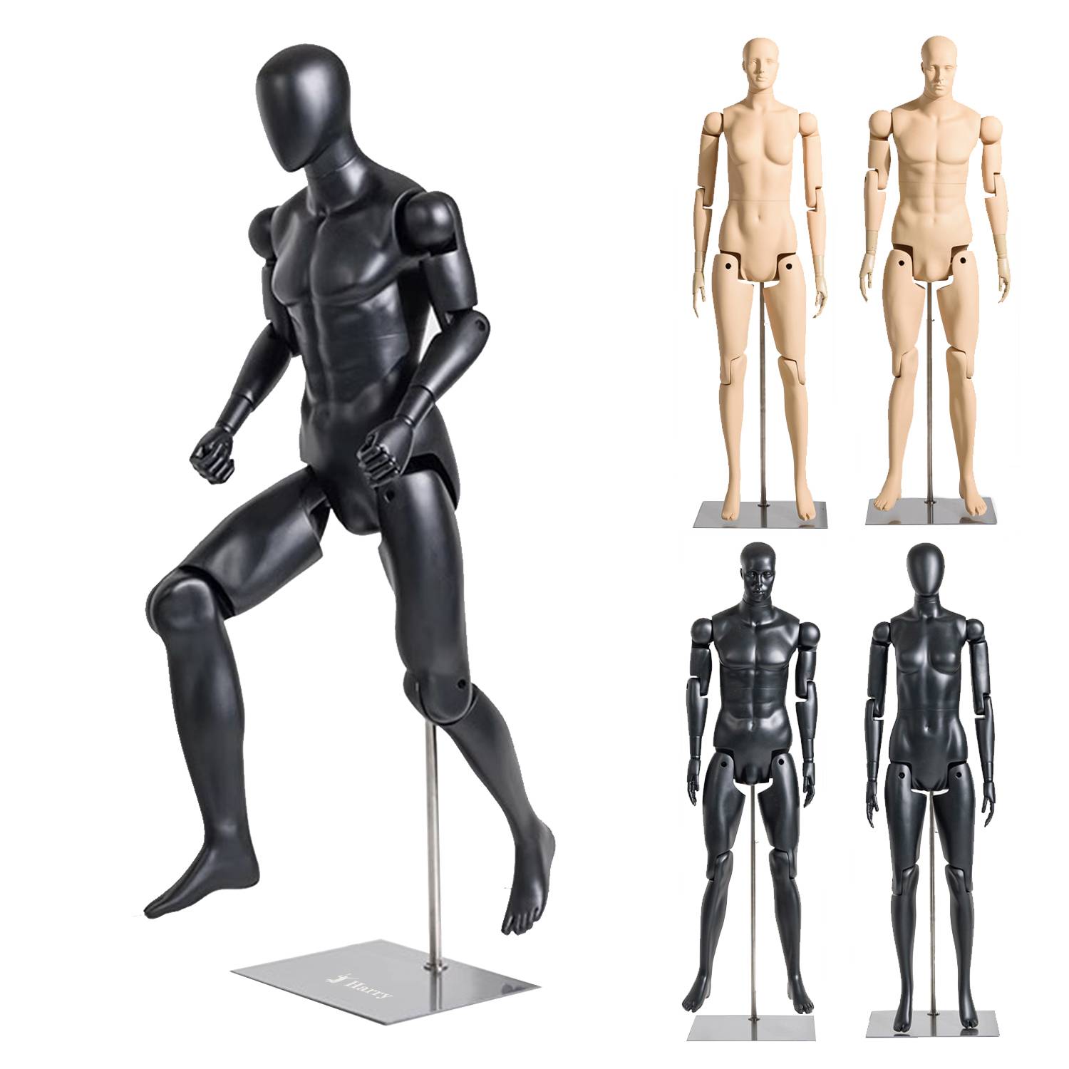 Mannequin sports movable joint model 6