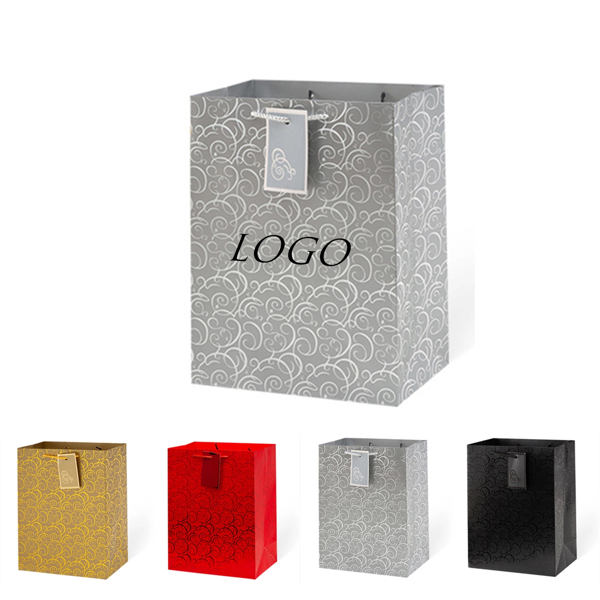 Hot Stamp Paper Bag Gift Packing MOQ 100PCS 1