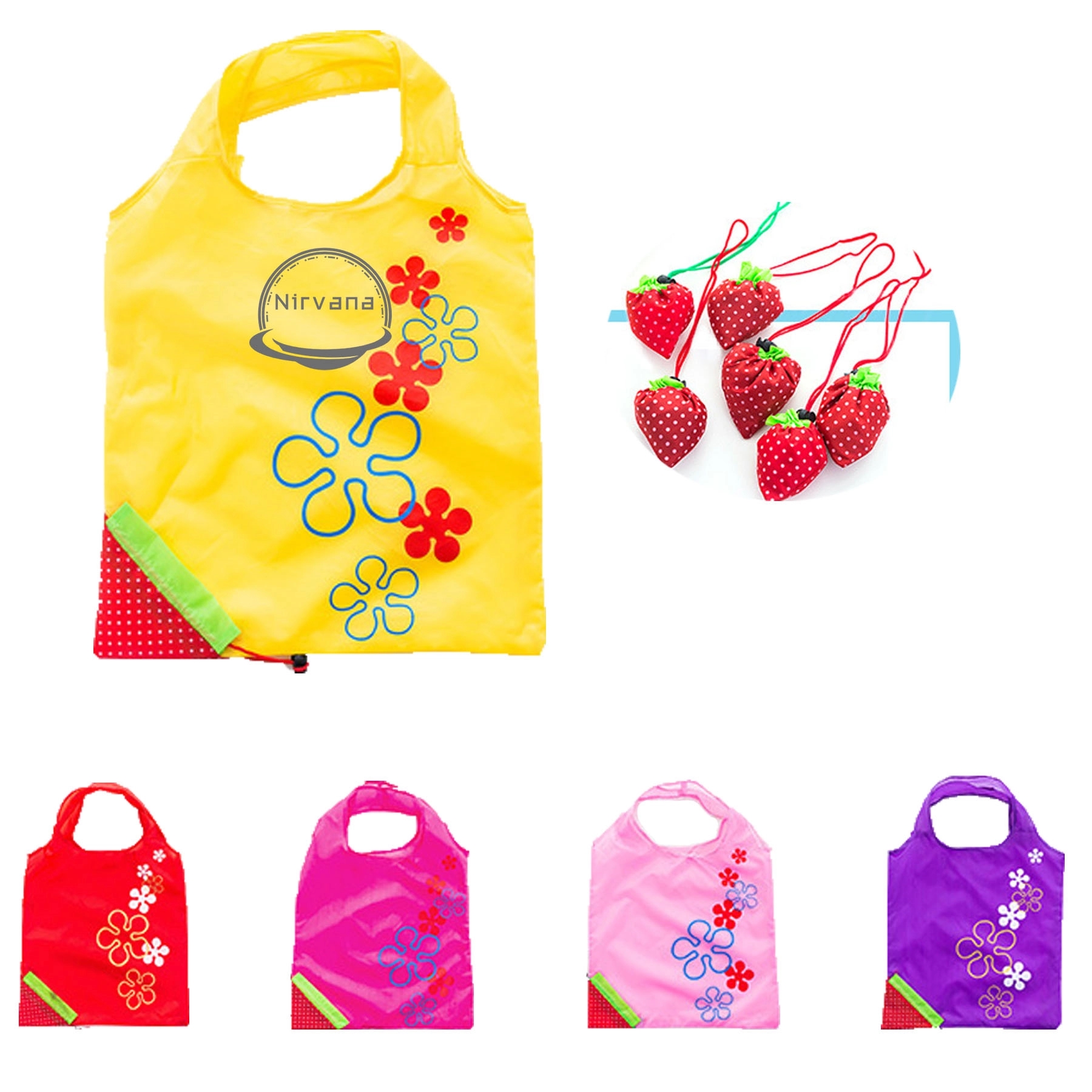 Portable Strawberry Shopping Bag 3