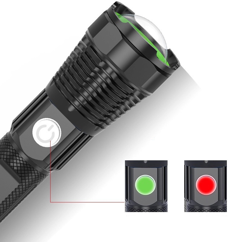 Custom Rechargeable Zoomable Flashlights 7