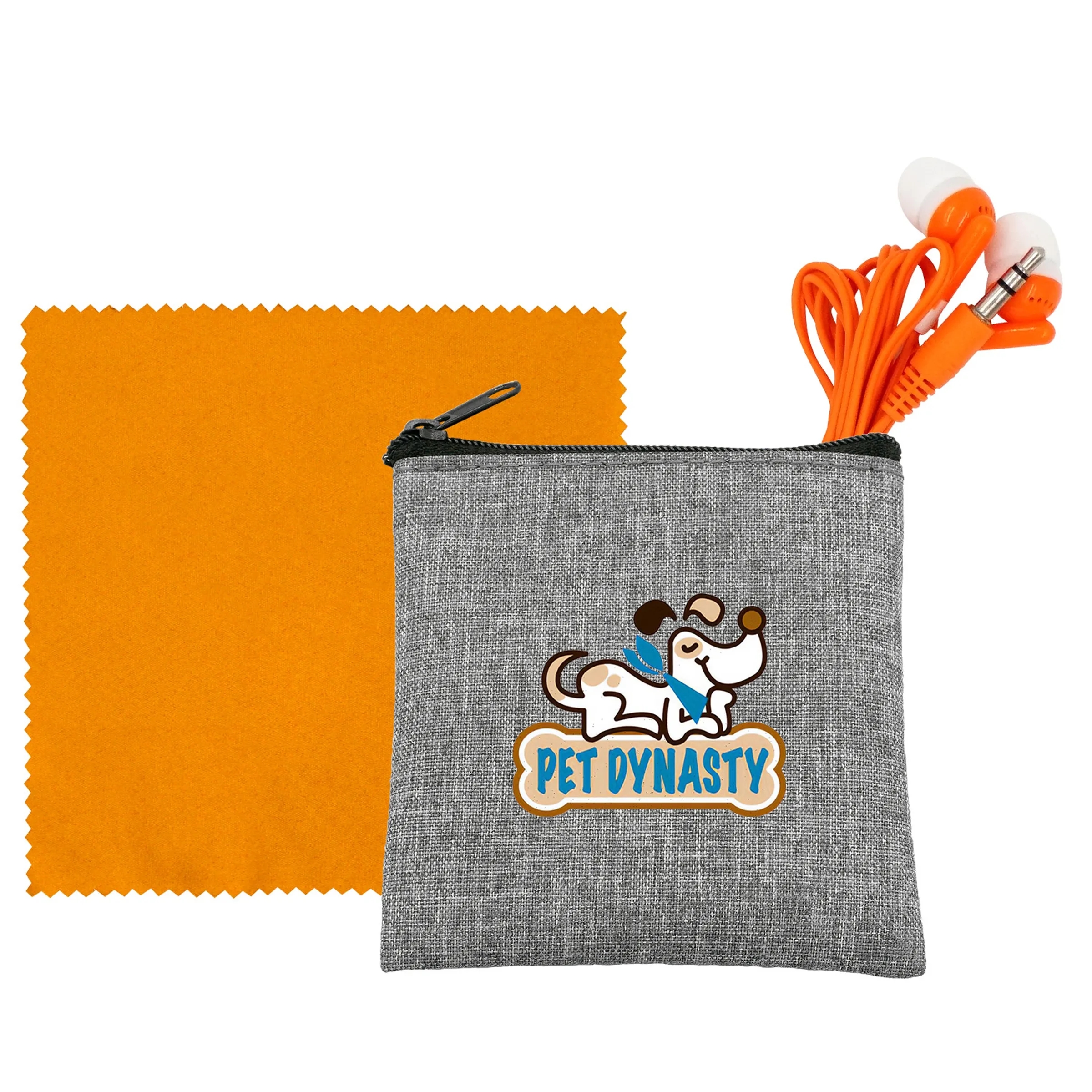 Recycled Ear Bud & Cloth Set 18