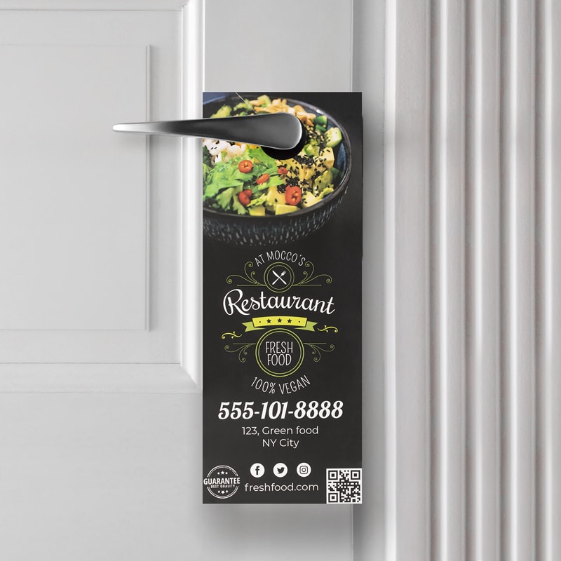 4.25 X 11 Inch Full Color Door Hanger 8
