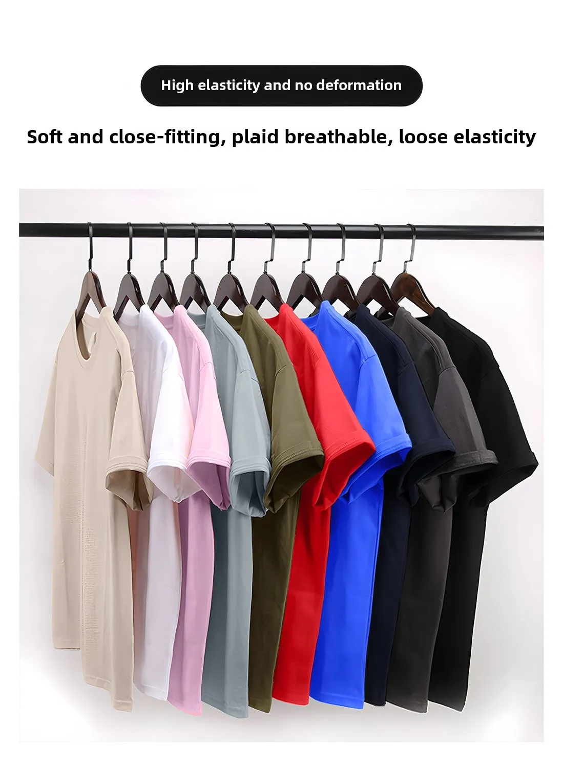 Wholesale 260gsm Heavyweight Cotton Tshirts Bulk Custom Logo Blank Tees 7