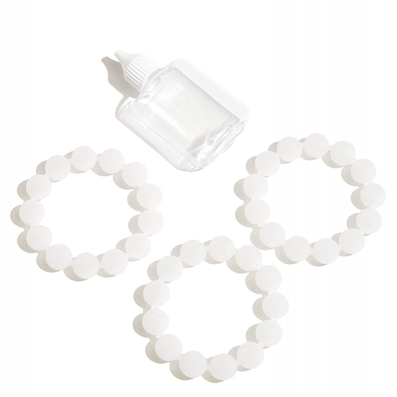 SANIBEADS HAND SANITIZER FILLABLE BRACELET 3-PACK (sanitizer not included) 8