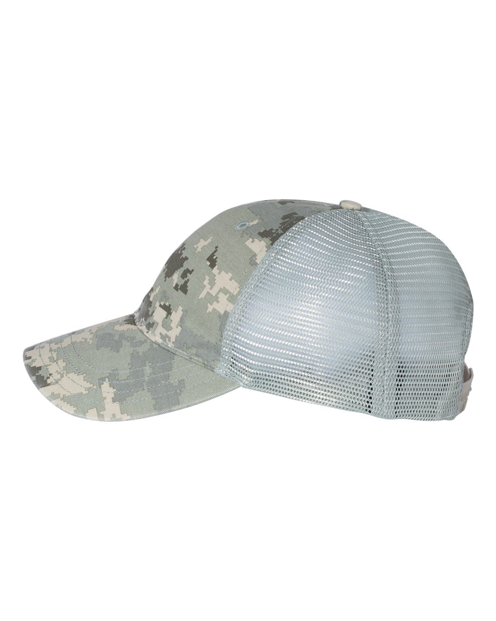Garment Washed Printed Trucker Cap - 111P 13