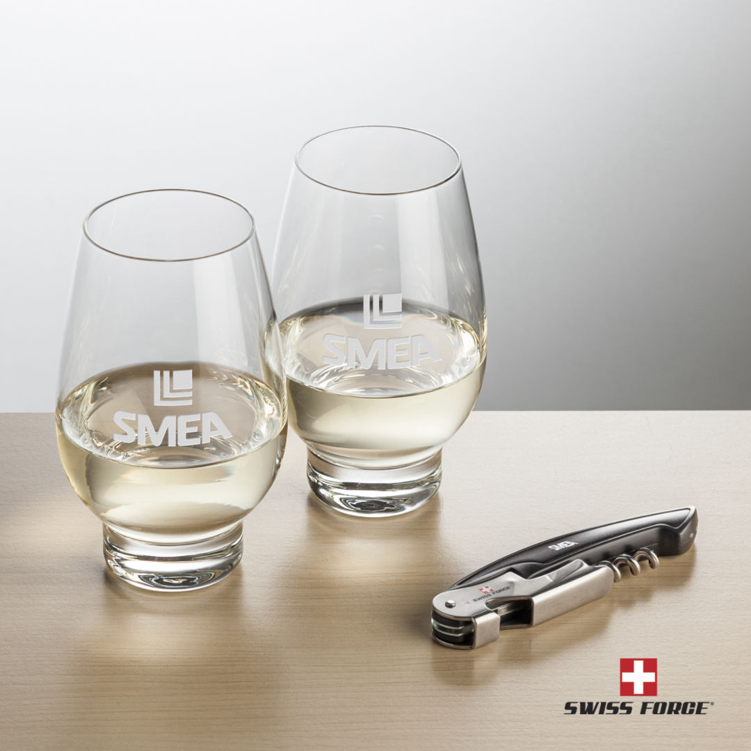 Swiss Force® Opener & Glenarden Stemless Wine 15