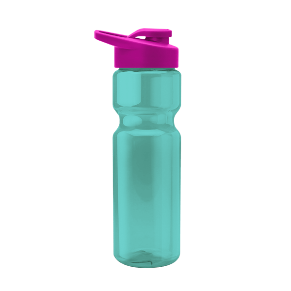 Blazer 28oz Transparent Bike Bottle w/Drink-thru Lid 106