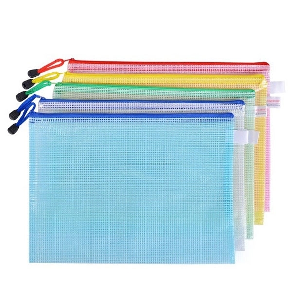 A4 Size PVC Zipper Waterproof File Bag 2
