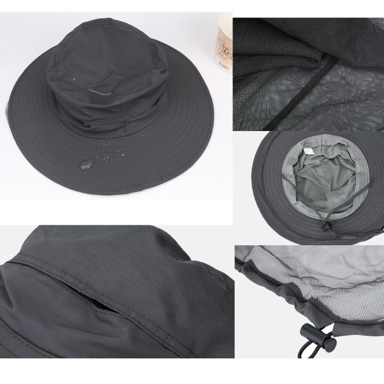 Bucket Hat with Hidden Net Mesh 1