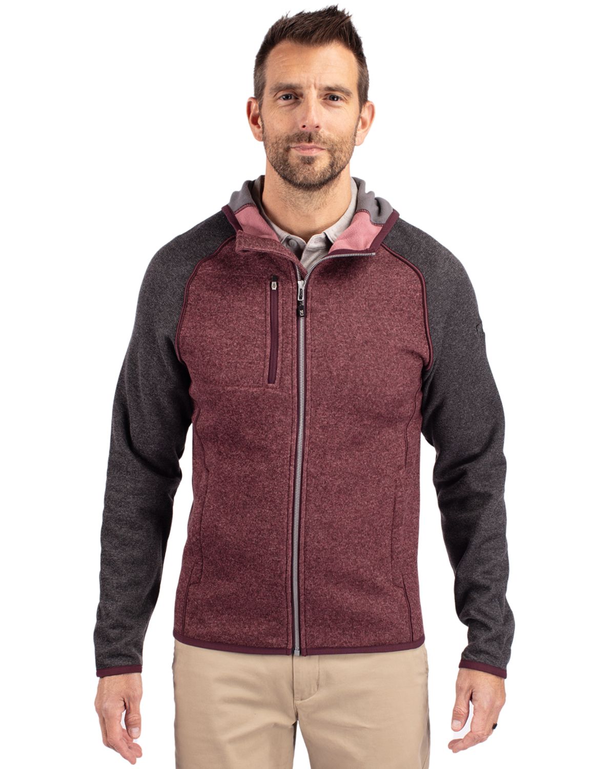 Mainsail Full Zip Hooded Mens Jacket