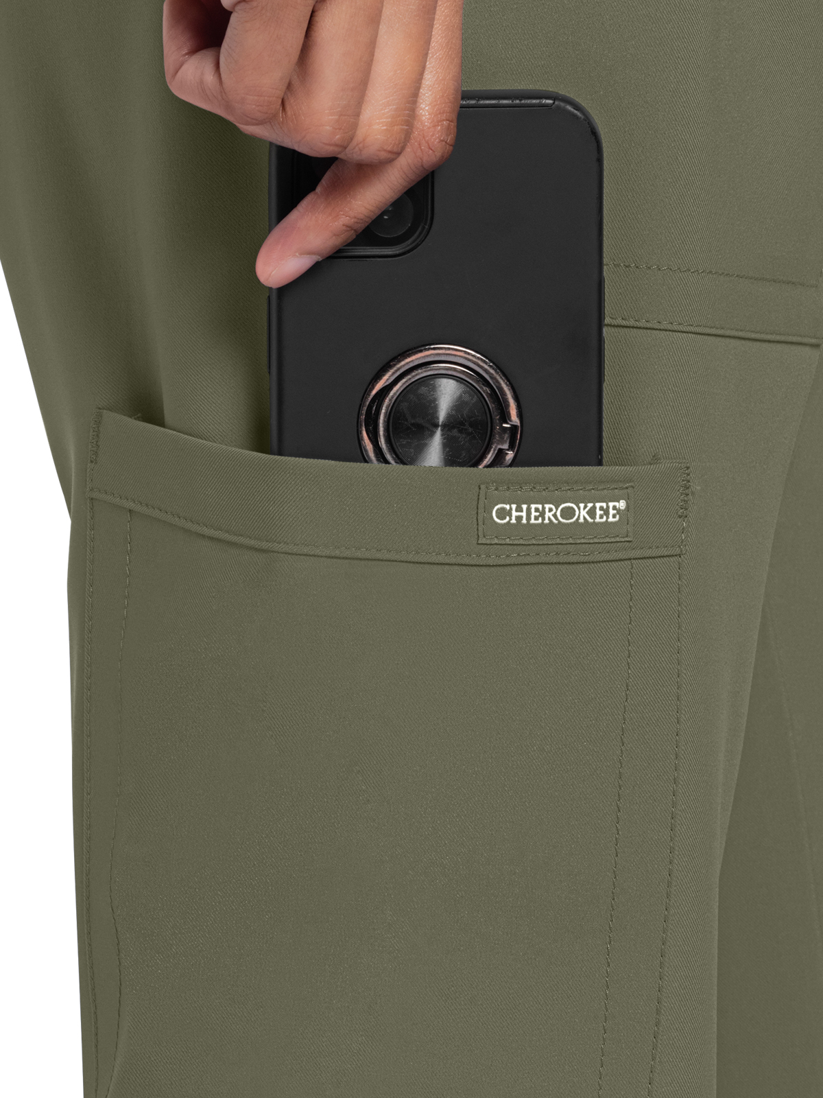 Cherokee - WW Originals Ultra - Women's 4-Pocket Drawstring Cargo Pant 20