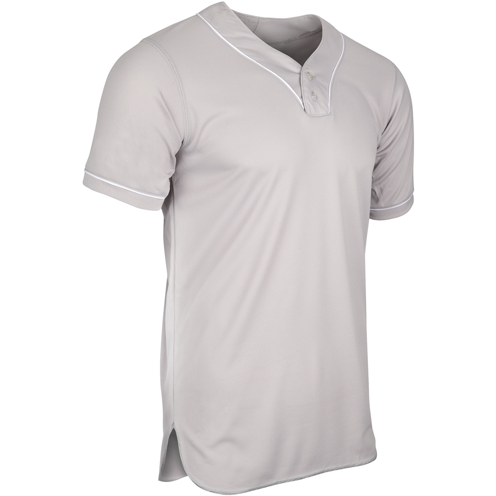 Heater 2-Button Piped Baseball Jersey 8