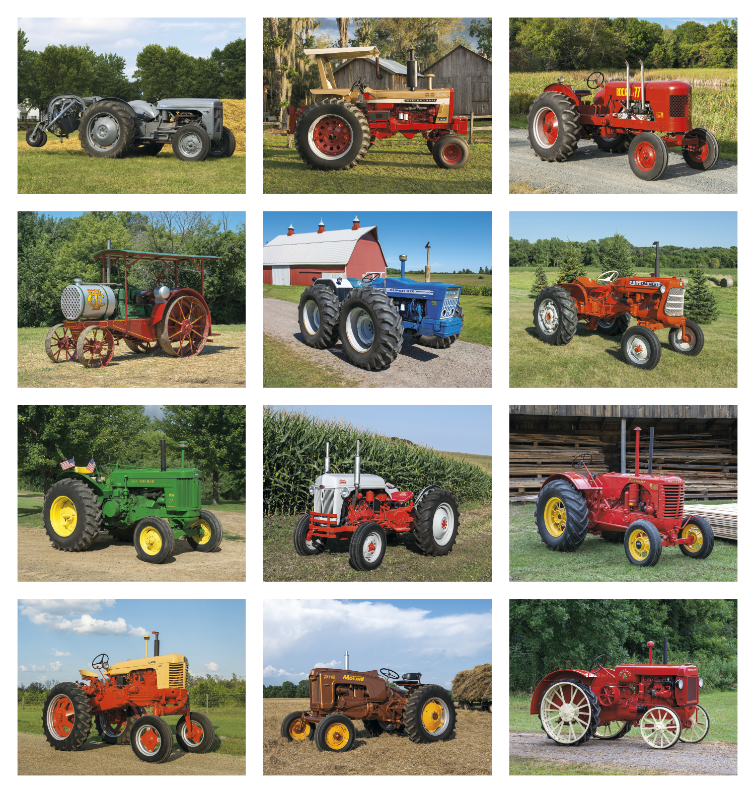 HotLine® Products Vintage Tractors Appointment Calendar - Stapled 20