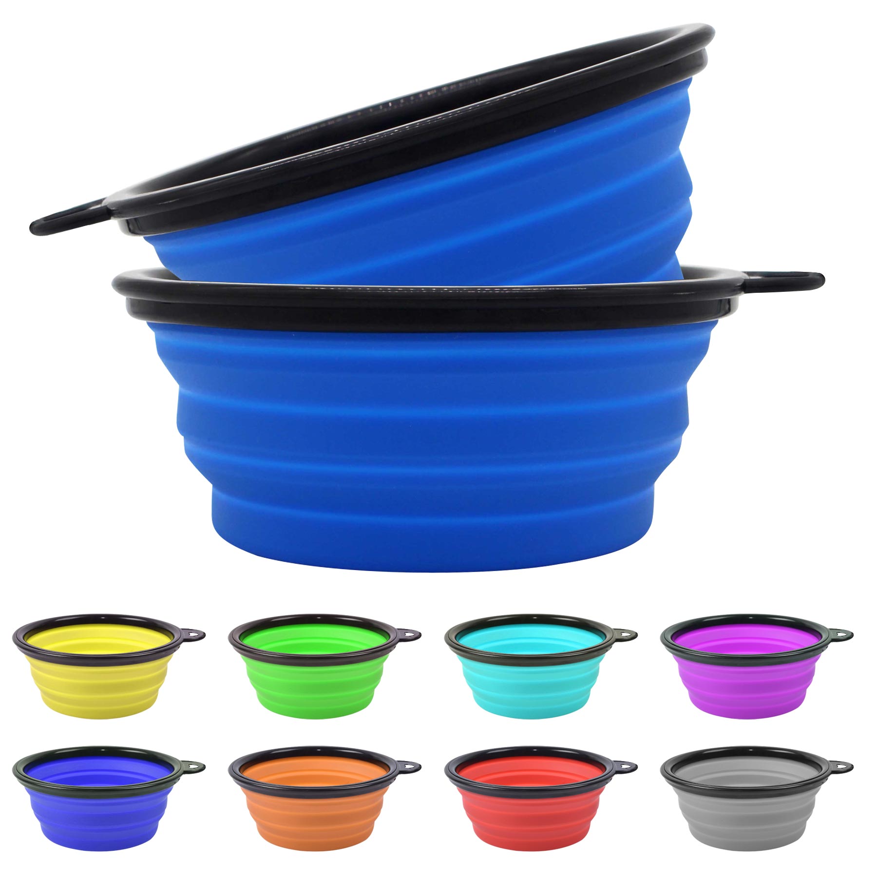 Black Frame TPE Folding Bowl 2