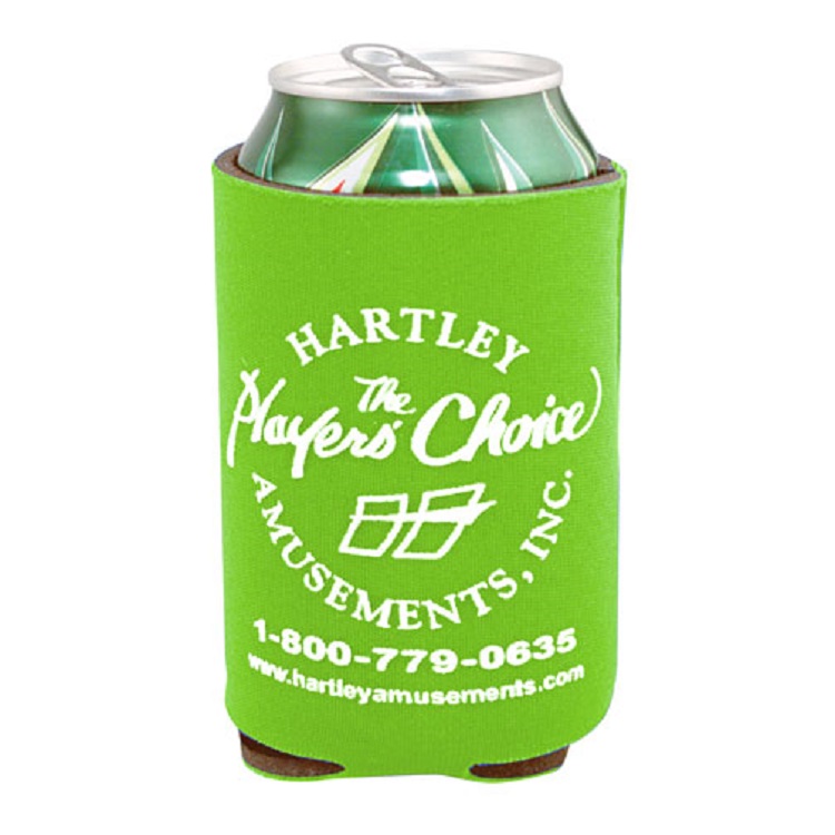 Custom Coolie Collapsible Beverage Insulator, custom koozie with logo imprint 2