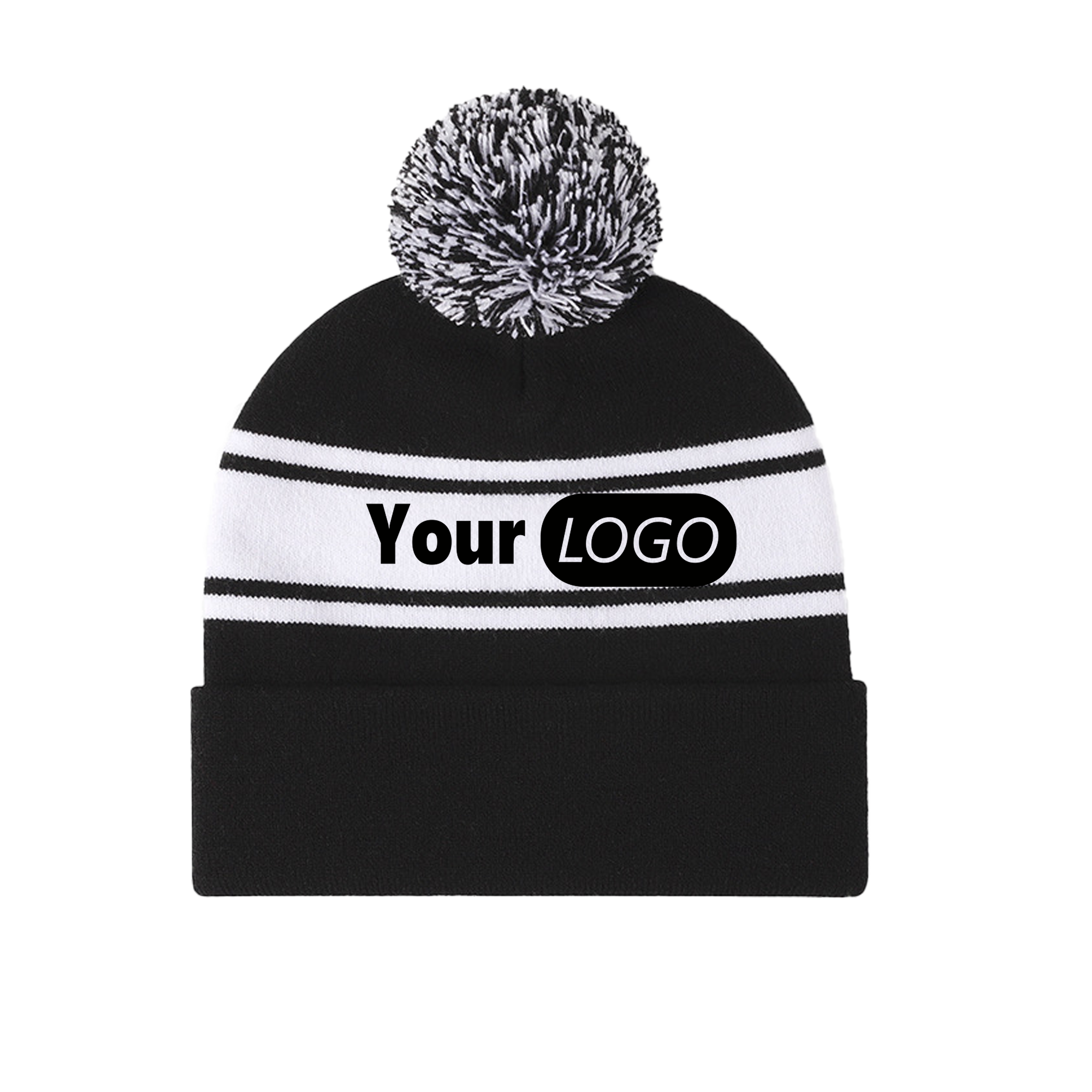 Casual Striped Winter Headwear 3