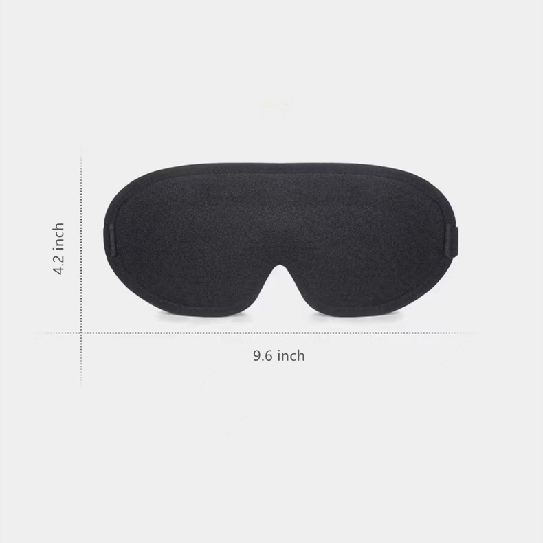 3D Contoured Cup Eye Mask With Adjustable Strap 3