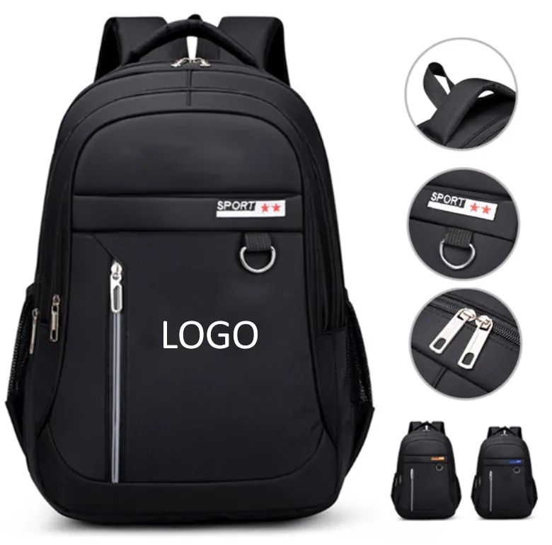 Waterproof PU Leather Laptop Backpack 8