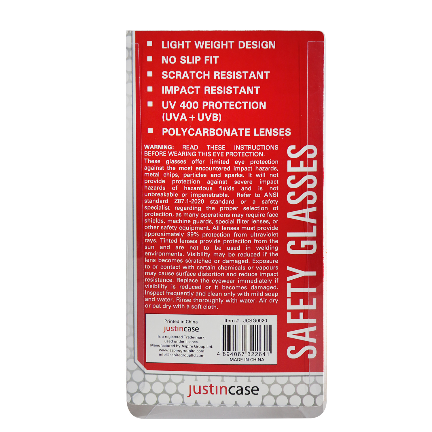 Safety Glasses (Clear) 5