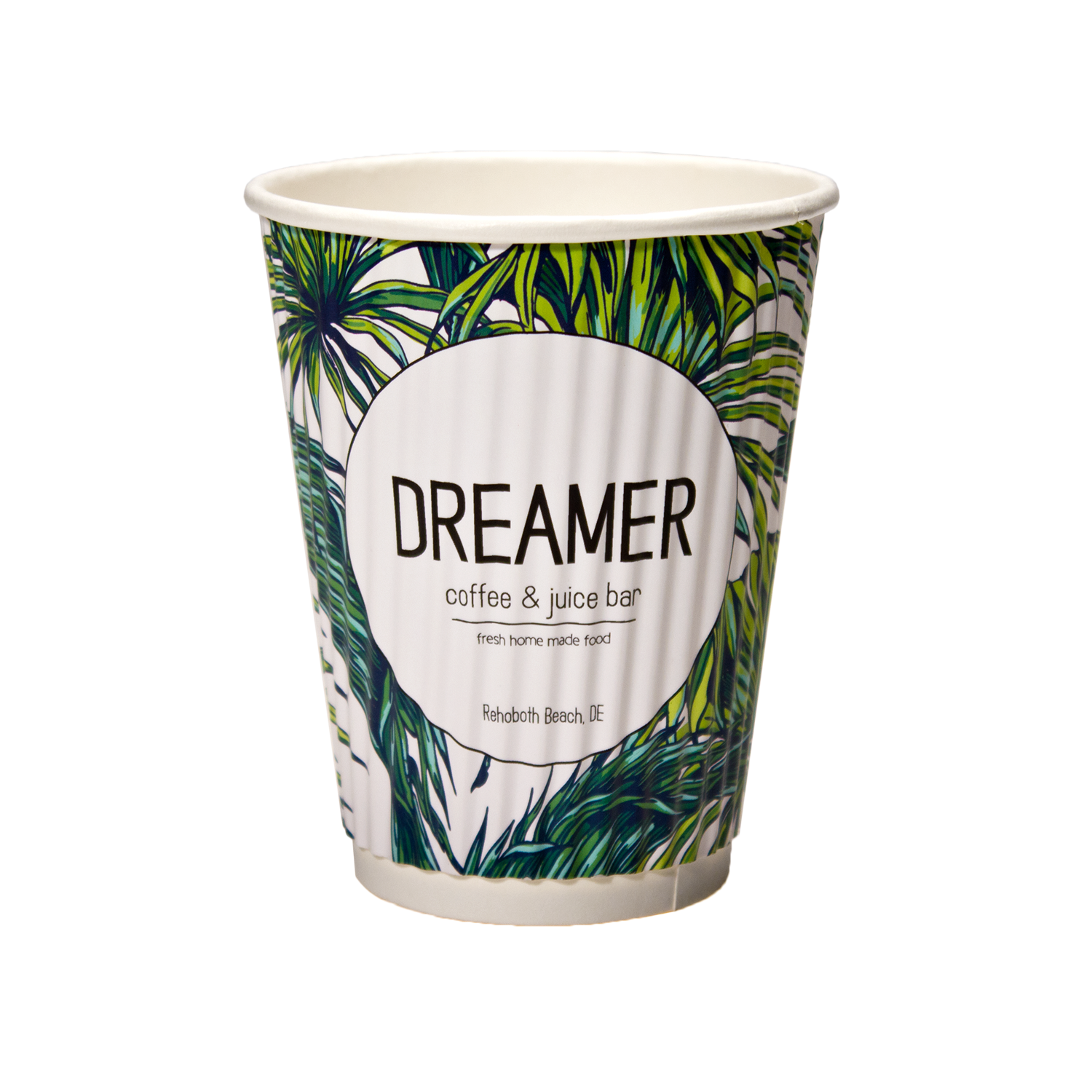 12 oz Rippled Insulated Paper Cup