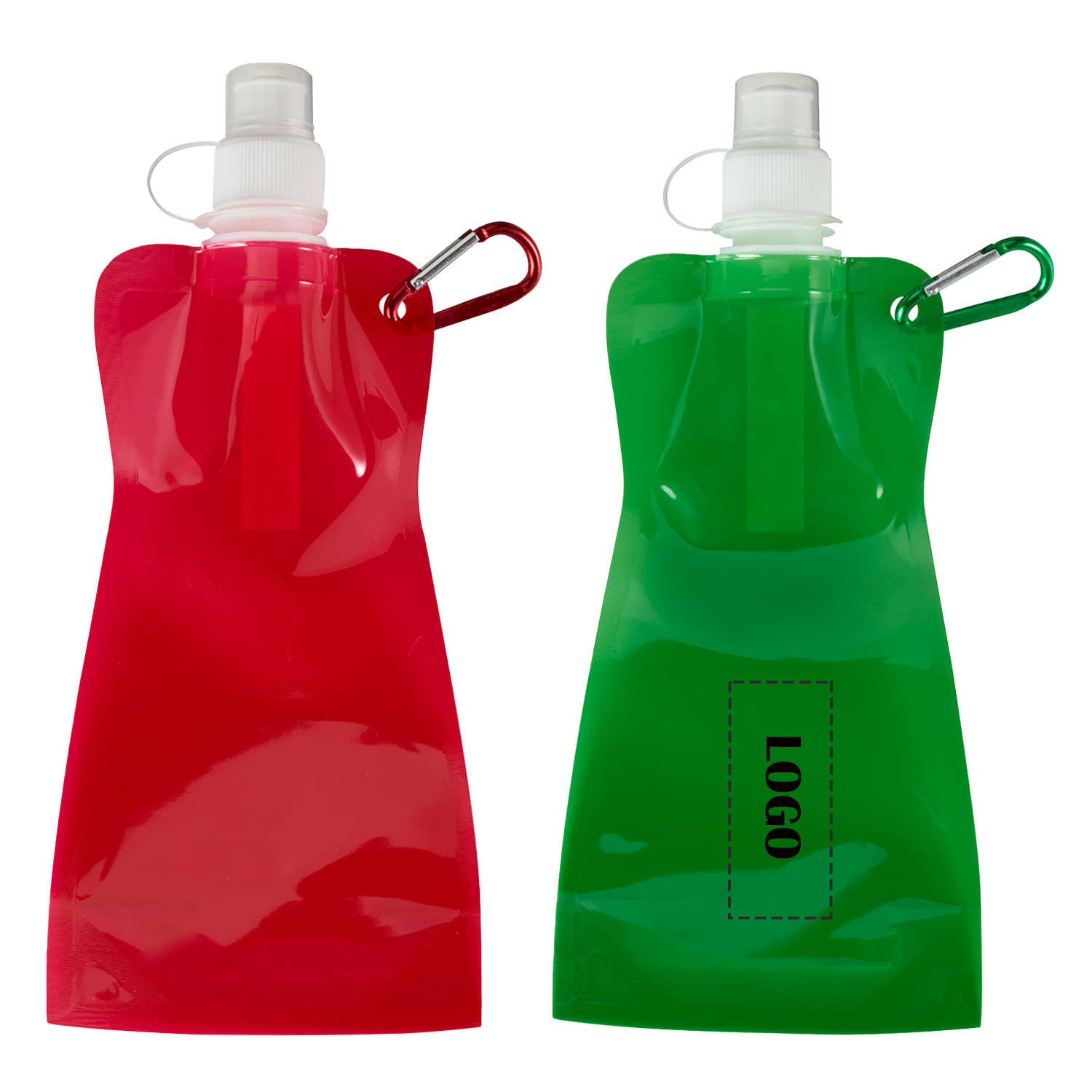 Portable Collapsible Bottle Pouch, 16 oz. 1