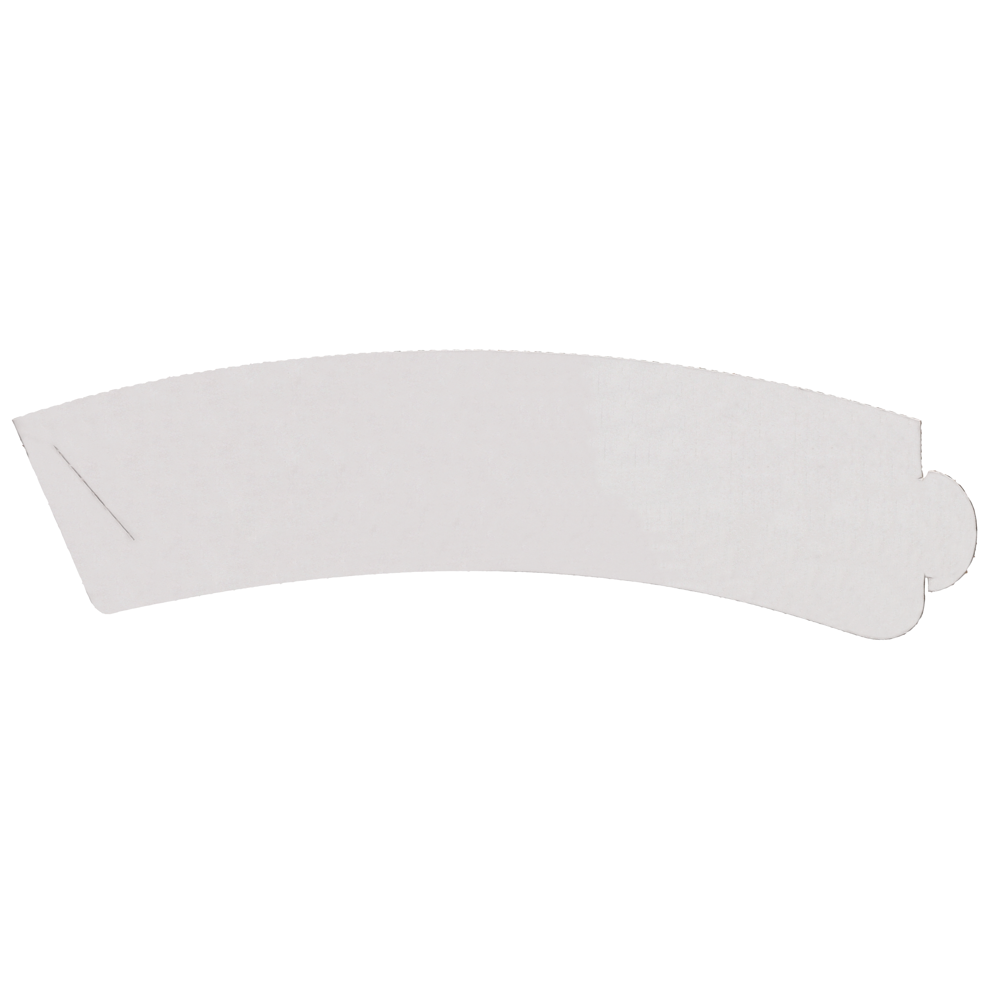 12/16 oz Corrugated Beverage Sleeve - White 1