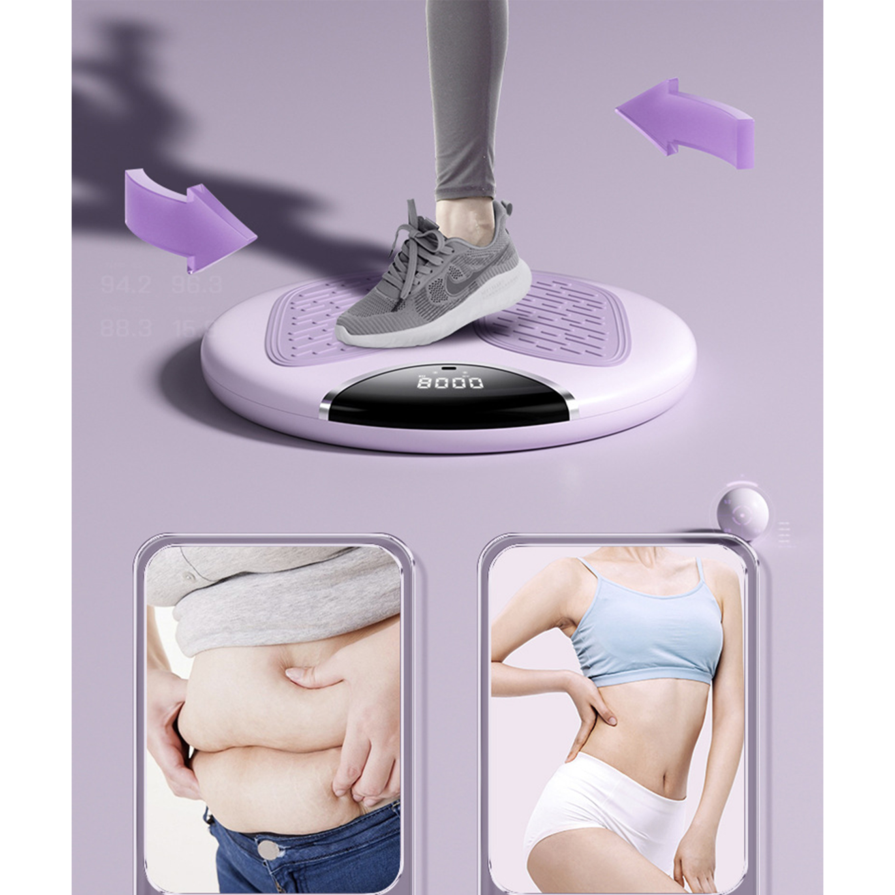 Lazy Sports Massage Waist Slimming Machine 2