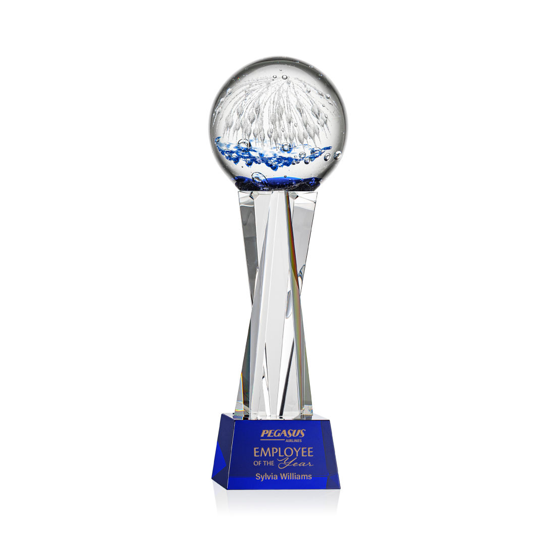 Starburst Award on Grafton Base - Blue 2