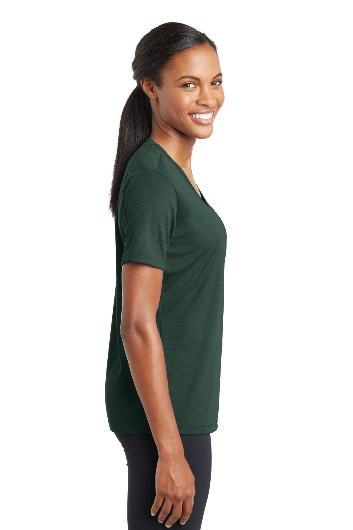 Sport-Tek Women's PosiCharge RacerMesh V-Neck Tee. LST340 44