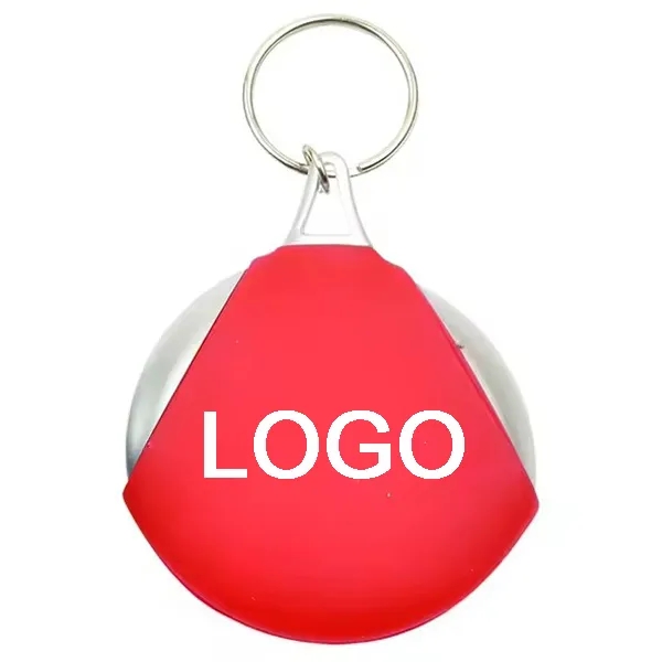 Rubber Key Chain with Microfiber Cleaning Cloth 4