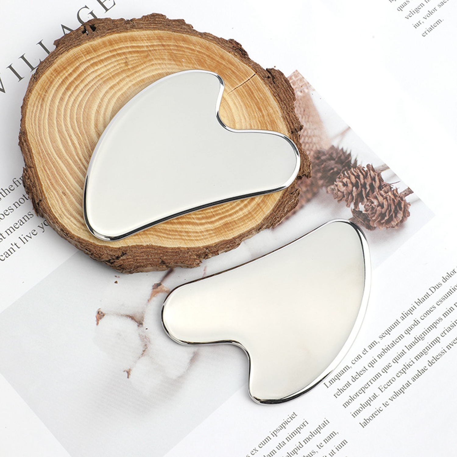 Heart-shaped Stainless Steel Massage Board 6
