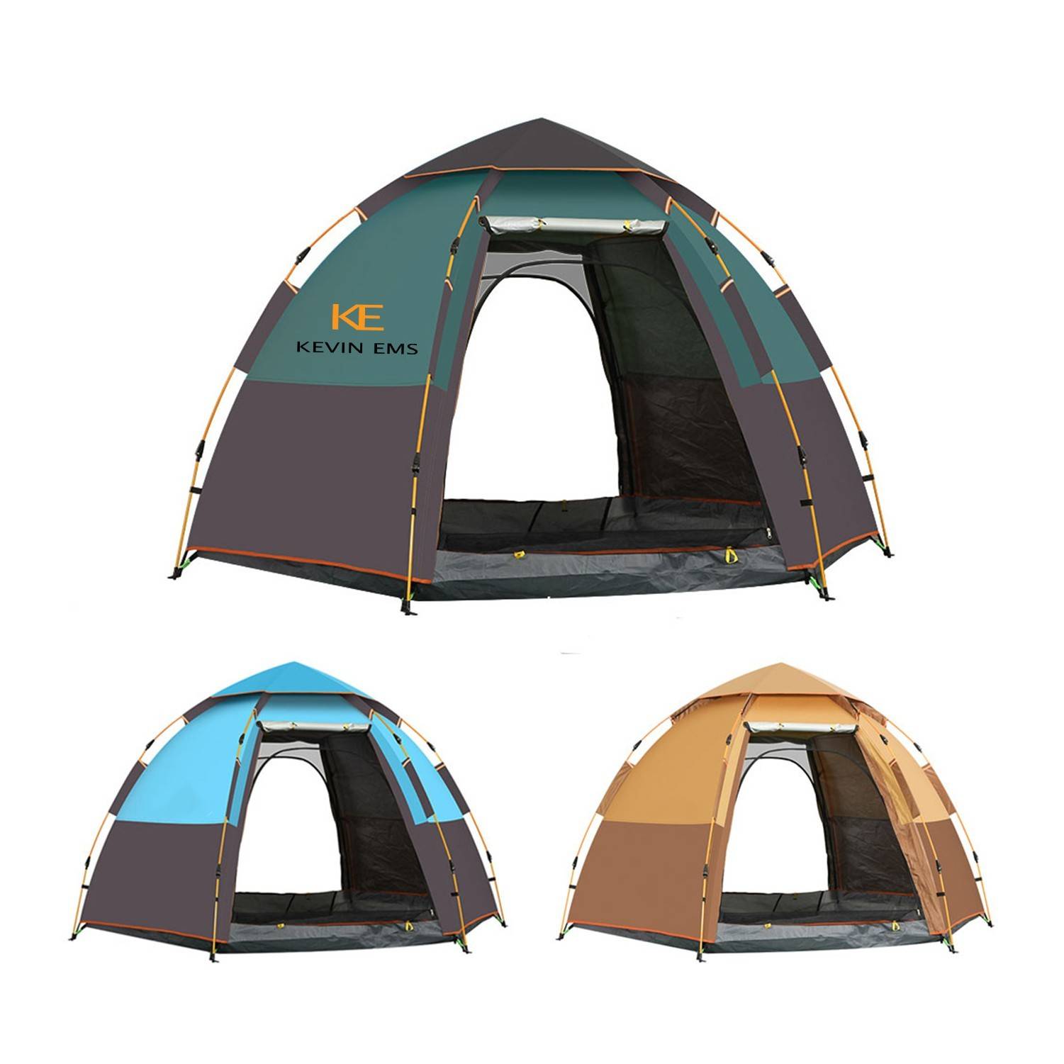 Outdoor 3-4 People Thickened Beach Rain Proof Tent 2