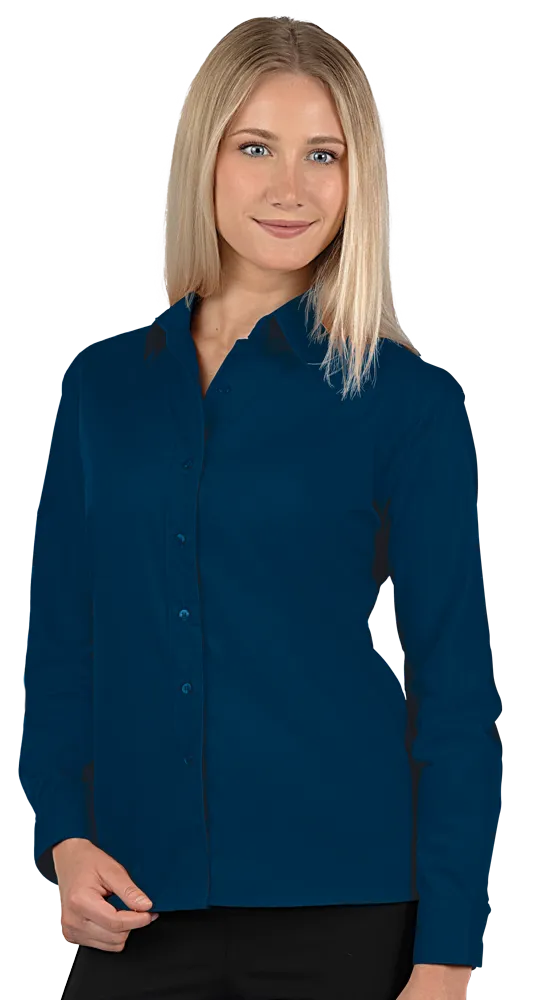 Ladies' L/S Value Poplin Shirt 25