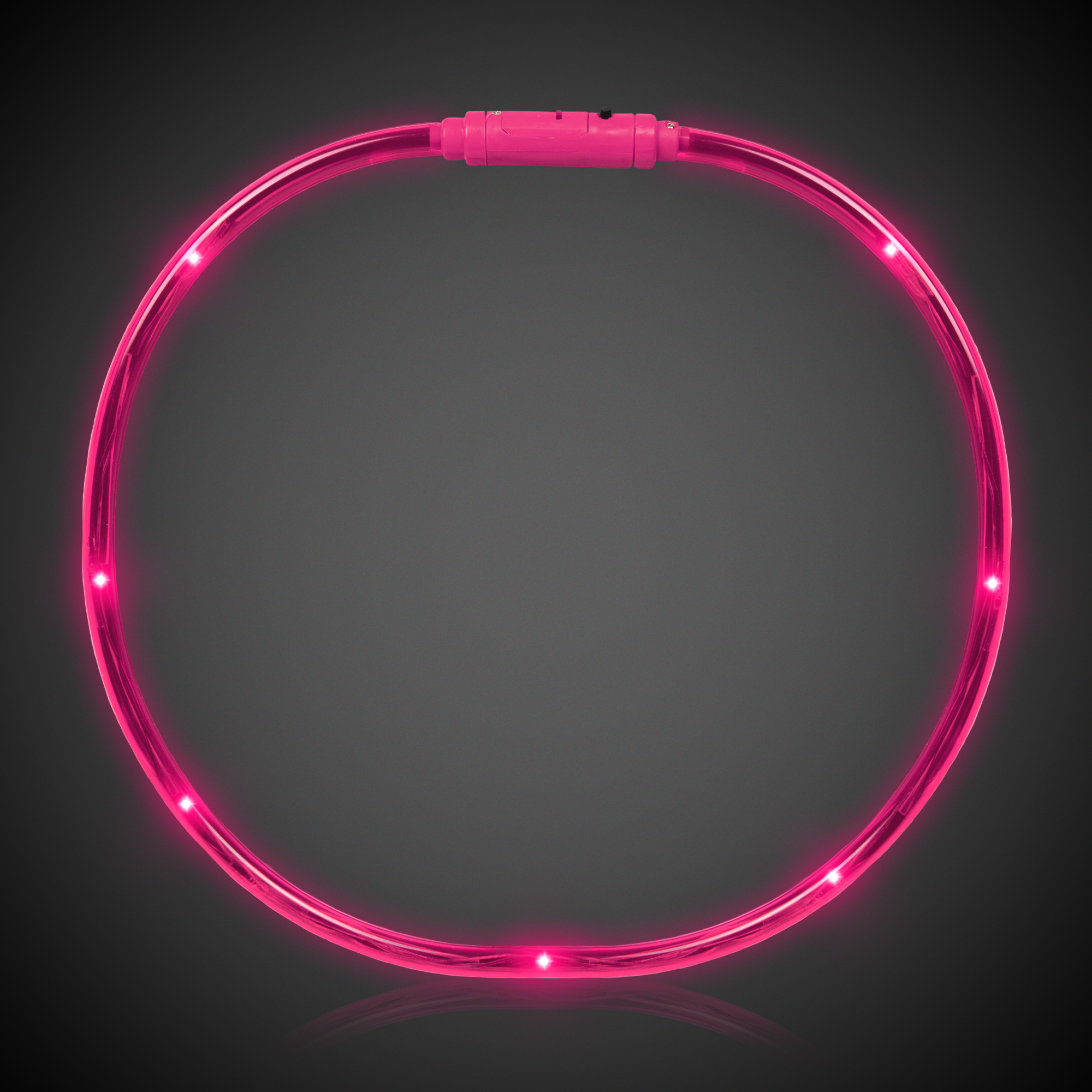 Pink Neon LED Necklaces 2