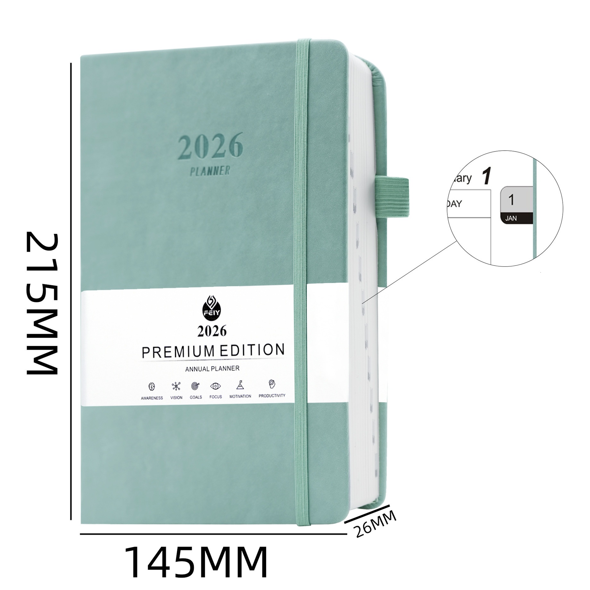 A5 Productivity Planner Notebook For 2026 5