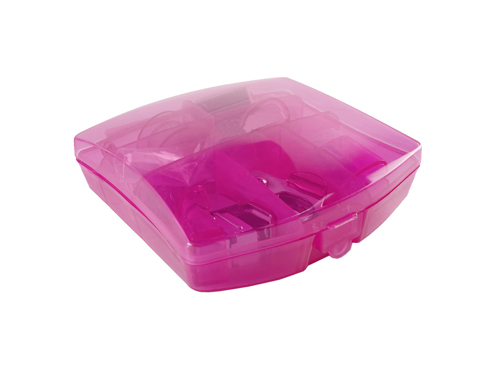 Clear Mini Office Supply Kit Portable Case 5