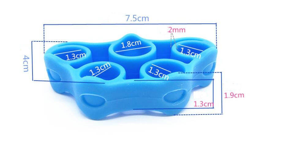 Silicone Finger Strengthener Hand Resistance Band 6