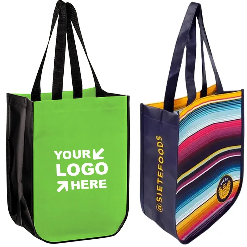 Round Cornered RPET Laminated Shopping Bag 2