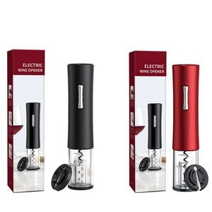 Matt Plastic Automatic Electric Wine Opener With Foil Cutter 11
