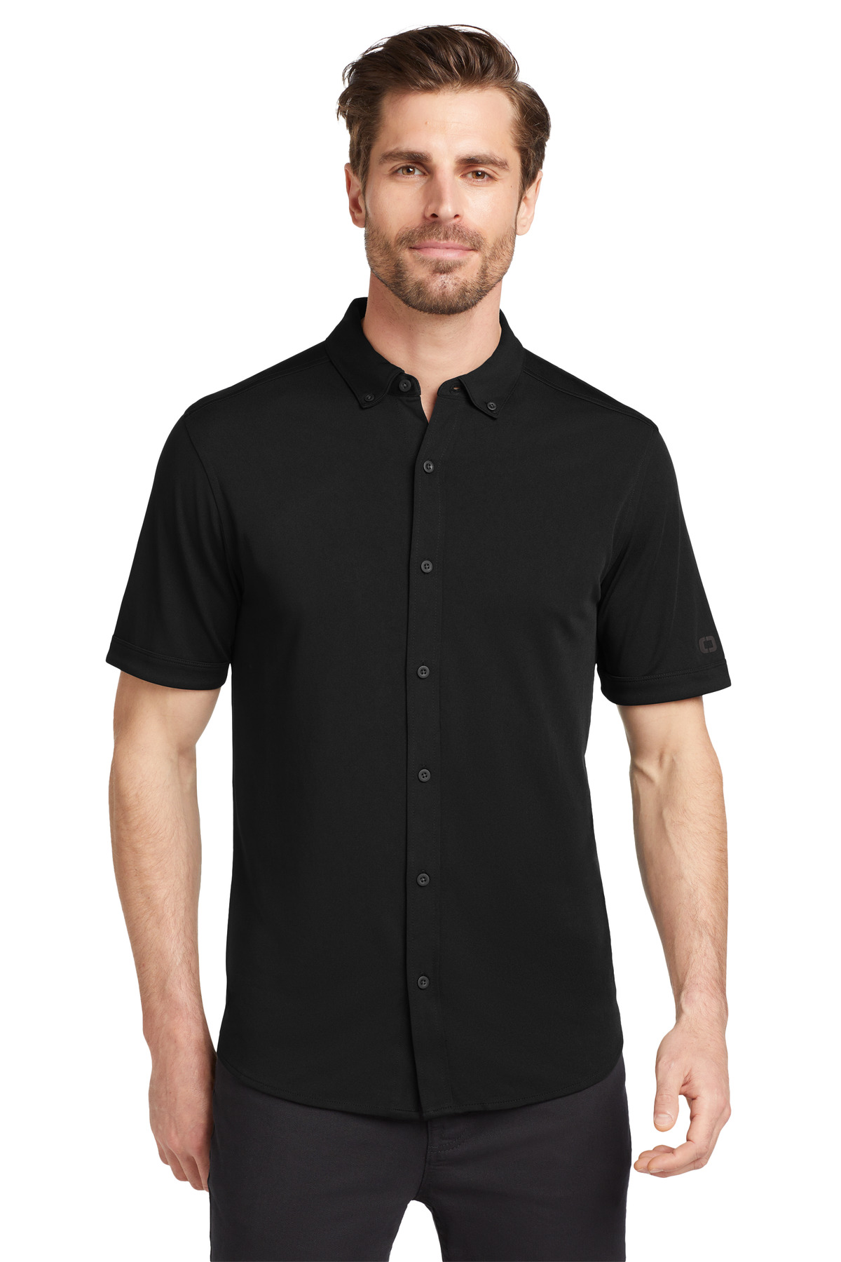 Gravitate Full-Button Polo