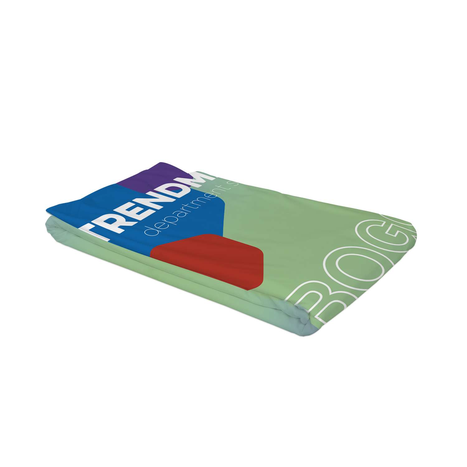 10' Curved Splash Floor Display Wrap Graphic Panel (Block-Out Fabric)