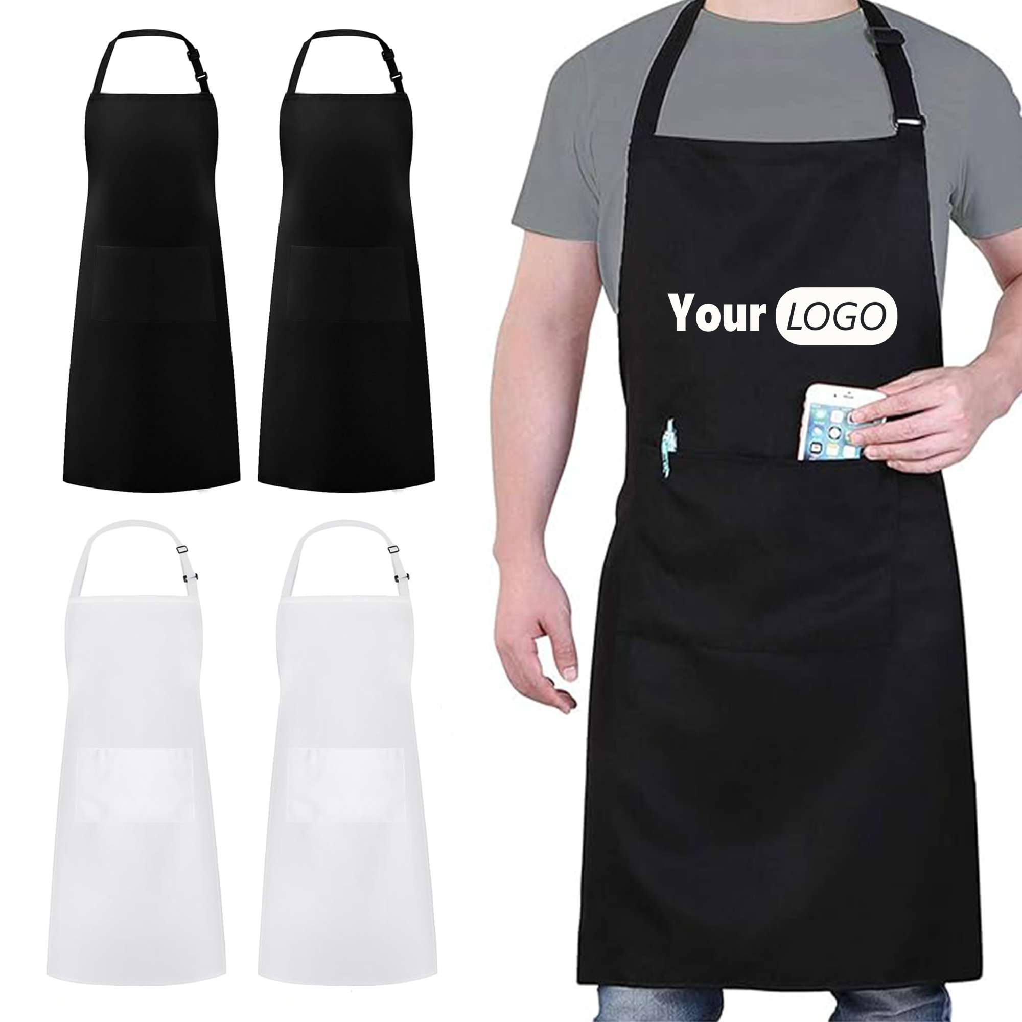 Adjustable Waterproof Chef Apron MOQ20 2