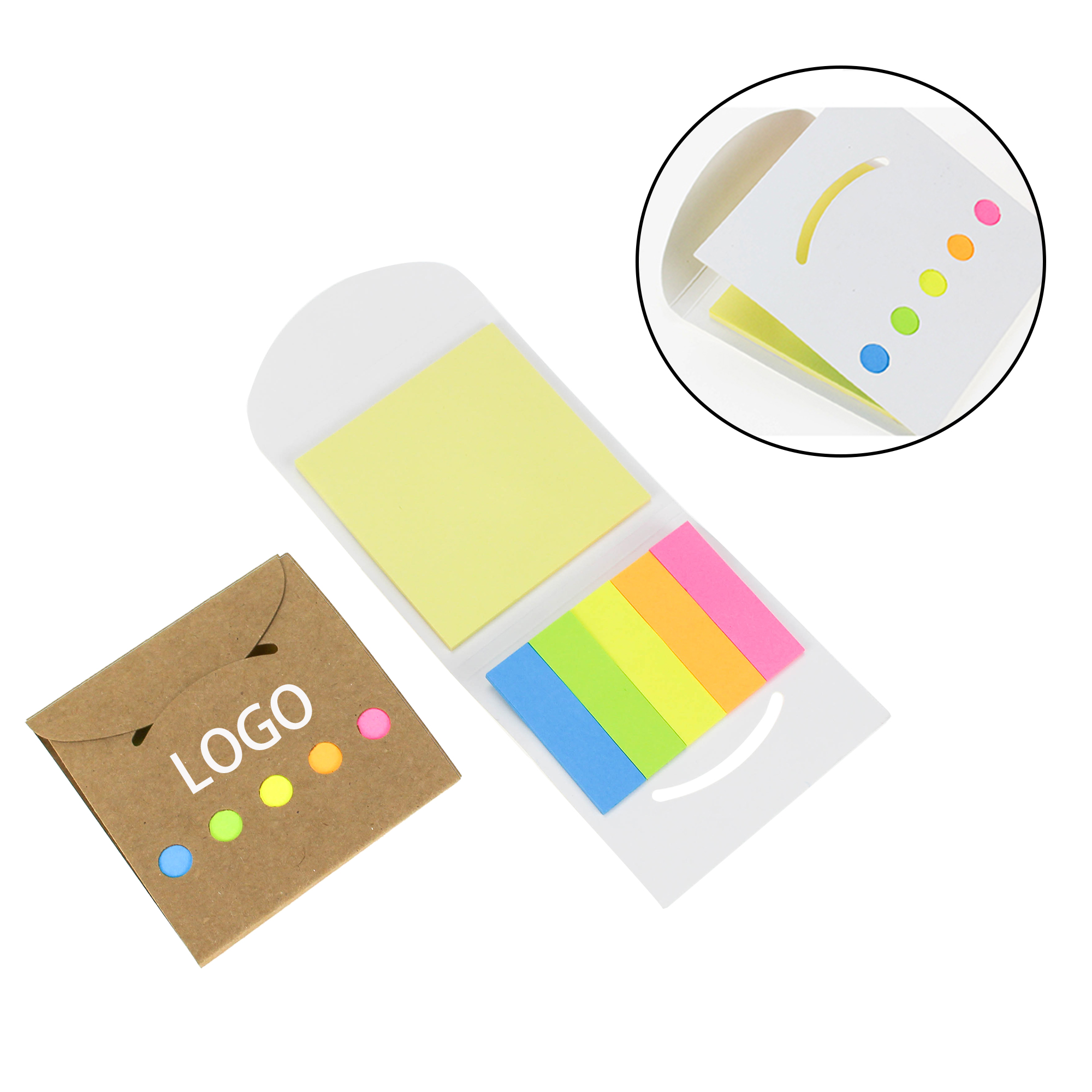 MOQ:50pcs Smiling Face Sticker Book 2